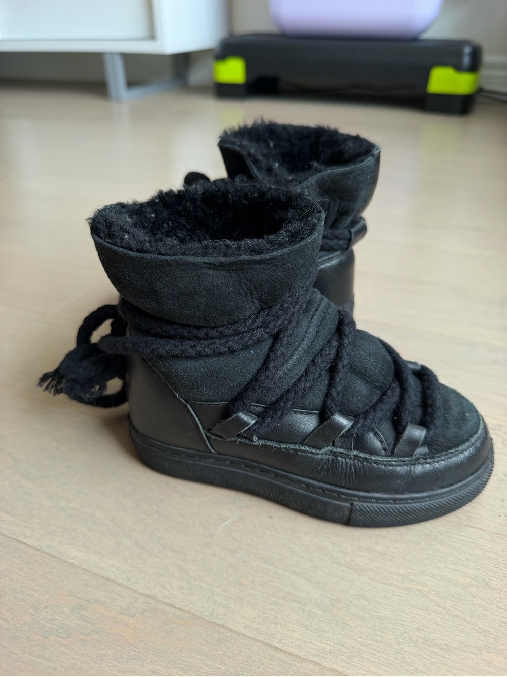 Kids INUIKII boots EU 27 suede, leather, fur Winter